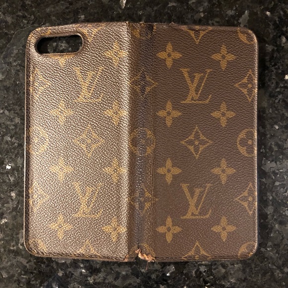 louis vuitton iphone 7/8 plus folio case - Picture 1 of 5